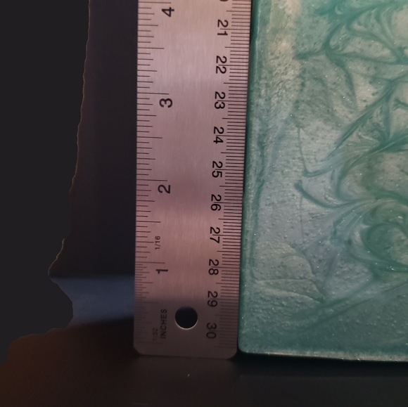 Beautiful Handcrafted Green Clutch Purse. - Picture 5 of 5